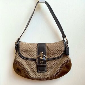 Brown Coach Hobo Shoulder Purse